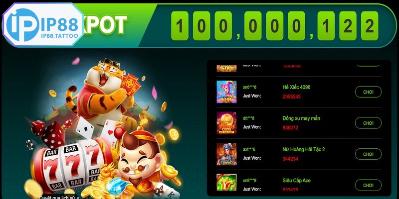 Từ khâu đăng ký IP88 đã cho thấy sự chuyên nghiệp với giao diện đẳng cấp