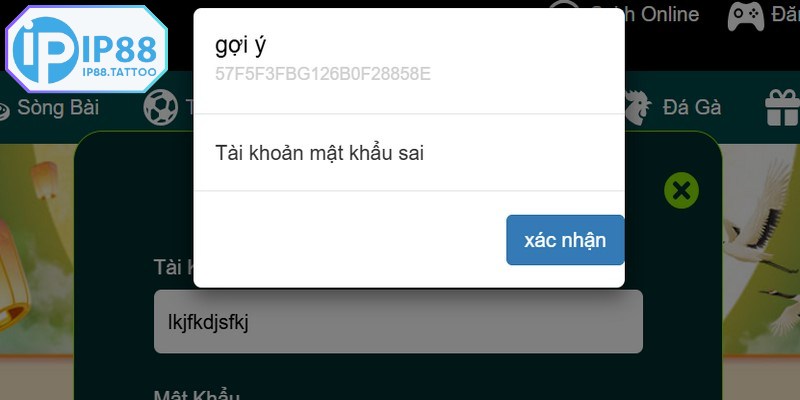 Khi nhập sai mật khẩu quá nhiều lần tài khoản sẽ khóa tạm thời 