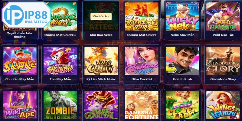 Slot game IP88 mang đến sự đa dạng, phong phú cho người trải nghiệm